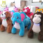 Hansel high quality walking electric animal for park power wheels ride on animal