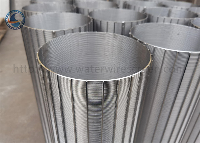 Stainless Steel 321 Wound Slot Johnson Vee Wire Screen Cylinder For Strainer