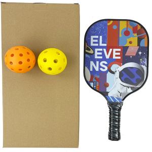Wholesale Blue Pickleball Racket Polymer Honeycomb Fiber Carbon Racquet Paddle from china suppliers