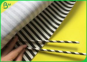 China Eco Friendly Straw Wrapping Paper Roll Width 16mm For Drinking Straws on sale