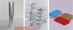 Rectangle Shaped Disposable Aluminum Foil Pan Take-Out Food Containers With