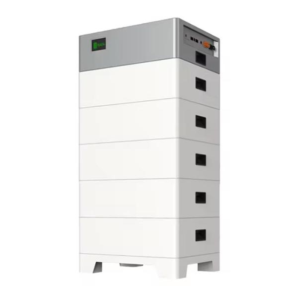 51.2V 100Ah Stacked Solar Energy Storage Battery System with Built-In Inverter