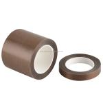 Brown PTFE Coated Fiberglass Tape for Welding and Sealing Belt Width 13/15/19/25