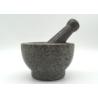 Buy cheap Reliable Stone Mortar And Pestle Set 100% Solid Granite Round With Base from wholesalers
