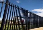 Antique Steel Wall Mounted Garden Fence High Tensile Security Square Tube Iron