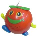 Super Cartoon Cute FM Radio Tomato Design Mini Stereo Built In Speaker Toy