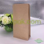 Custom Printed Foil Food Grade Brown Paper Bags With Valve Customized Color