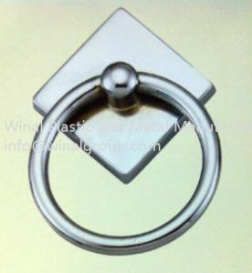Wholesale Stainless steel rhombus onlays pull ring handle for furniture drawer,L70mm*W49mm. from china suppliers
