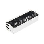 Molex 441500012-4 Compatible LINK-PP LPJEF104CNL Tab Down Without LED 1X4 Port