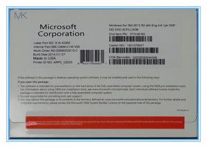 Wholesale 64Bit DVD Windows Server 2012 R2 Standard License , English Windows Server 2012 R2 Datacenter from china suppliers