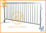 Heavy Duty 2M Flat Foot Galvanized Steel Temporary Barrier Fence For Crowd