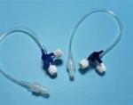 Blue Pca Pvc Free Iv Piggy Back Tubing 1.2 Micron Filter