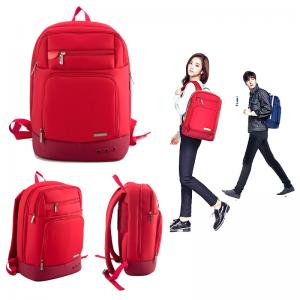 Wholesale 4 leaf cfover Nylon custom fashion men backpack with 14inch laptop sleeve computer travel bag teenager backpack from china suppliers