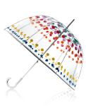 Weatherproof Transparent Bubble Umbrella With J Hook Handle