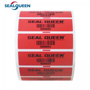 Wholesale High Transfer Tamper Evident Security Tape PET / PE Film Security Labels from china suppliers