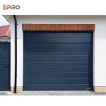 Apartment Aluminum Garage Door Three Stripes Remote Control Sectional 8X7 Clear