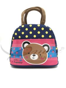 Wholesale Yellow Dots 600D Polyester Small Travel Cooler Bags To Keep Food Cold from china suppliers