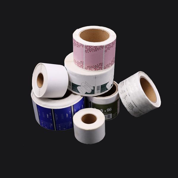 Customizable Any Text Image Adhesive Printing Round Retail Packaging Shipping Labels Rolls for Product Packaging