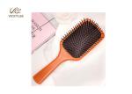 Oval Shape Wooden Handle 3 Inch Paddle Brush For Curly Hair