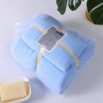 Adult and Children Face Hand Towel Sets Soft Absorbent Coral Velvet Towels for