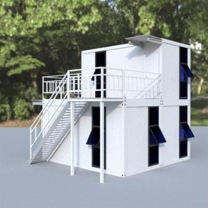 Wholesale Zontop China Modern Ready Small Hurricane Proof Prefabricated Two Story Resort Cheap Container 20ft Prefab Houses from china suppliers