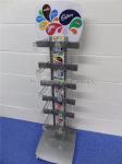 Freestanding Metal Chocolate Sweet Display Stand 12 Hooks For Snacks Store