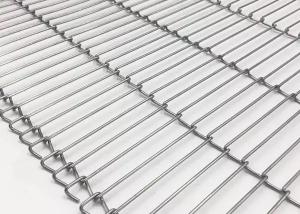 China Food Processing Stainless Steel Wire Flat Chain Link Mesh Conveyor Belt on sale