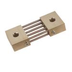 Ampere Dc Shunt Meter Brass Material Precision Grade 0.25% 0.5%