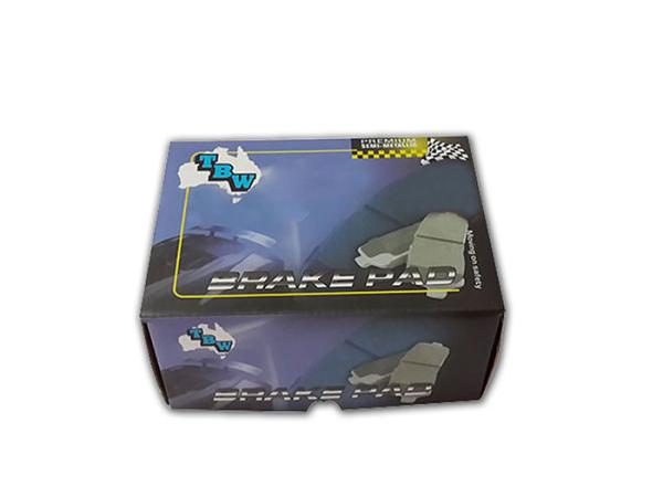 Custom Printing Paper Box Packaging For Brake Pad CMYK Colors F-Flute Corrugated