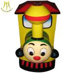 Hansel coin operated fiberglass children play games kiddie ride on train