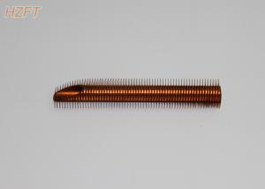 China Spiral Finned Copper Tubing For LED Heat Radiator , Extruded Fin Tube on sale