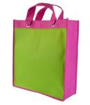 Personalized Pink / Grey SCA Pret Fabric Shopping Reusable Carrier Bags