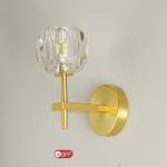 Metal Nordic Crystal Wall Lamp For Aisle Luxury Modern Decorative