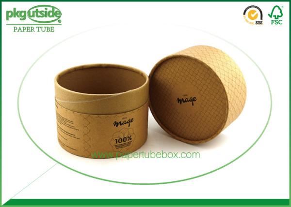 Handmade Cardboard Tube Boxes Embossing Surface Finish Damp - Proof Eco -
