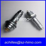 waterproof push pull self-locking metal lemo connector