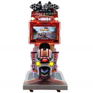 Wholesale Dreamland coin operated 26LCD HD kids car racing arcade game machine children Super motorcycle arcade game machine from china suppliers