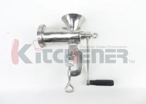 Wholesale Manual Food Grinder For Deer Beef Pork , Hand Meat Blender Machine With Three Stuffing Tubes from china suppliers