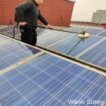 Mobile Style Single Disc Rotary Brush for Solar Panel Cleaning Without Remote
