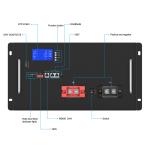 12.8V 51.2V Base Station Solar System 3kwh 5kwh LiFePO4 Battery Solar Lithium