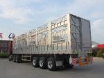 10pcs Leaf Spring Aotong Stake Fence Cargo Semi Trailer for Pig Cattle Sheep