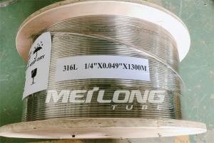 Wholesale SGS BV Seamless Hydraulic Control Line Tubing Capillary Tubing Metal Coil from china suppliers