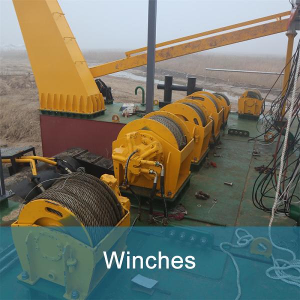 Discharge Distance 2000m 45° Power 1233kw Sand Dredger with Siemens PLC System