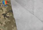 TC 50/50 twill intumescent PU coated waterproof camouflage pixel fabric for