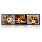 Wifi Android Ultrawide LCD Panel Wall Mount For Indoor Advertising