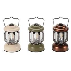 Wholesale Outdoor Retro 2 In 1 LED Camping Lantern Portable Garden ABS Metal Handle from china suppliers