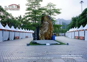 Wholesale High Peak Roof Line White 5x5m Pagoda Tent For Temporary Exhibition from china suppliers