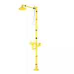 AISI 304 Emergency Shower And Eye Wash Stainless Steel Safety Shower And Eyewash