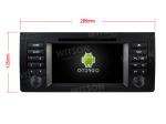 Witson Car Stereo Without DVD Deck For BMW E39 M5 1995-2003 E53 X5 2000-2007