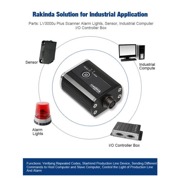IP68 Industrial 1D 2D Barcode Scanner Module For Production Line