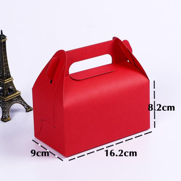 Folding Hollow-Carved Design Kraft Paper Gift Box With Your Own Logo Easy to